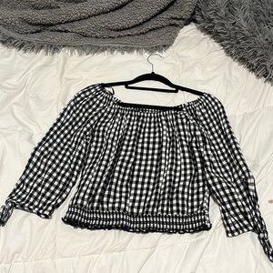plaid long sleeve shirt